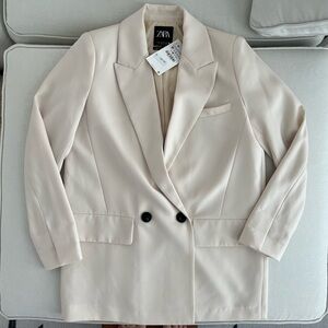 NWT Zara Cream Blazer
